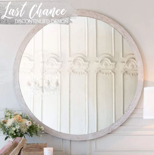 Eloquence® Grande Ambrose Mirror in Lime-Washed Oak Finish 미러