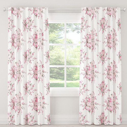 Shabby Chic Curtain Collection - 로즈블러썸 핑크