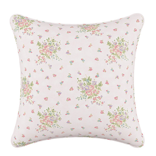 Shabby Chic Pillow Collection - 클로버 플로랄 핑크 플로우